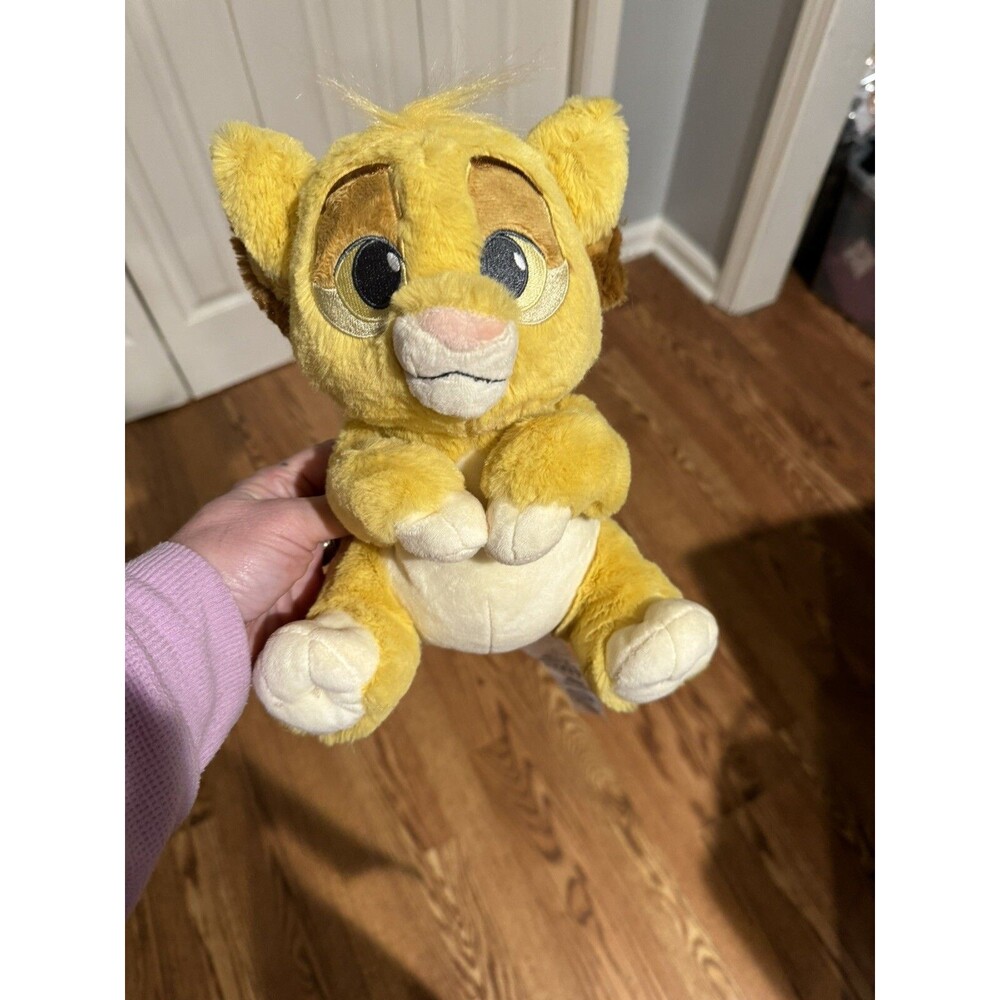 Disney Lion King 10" Baby Simba Plush In Swaddle. Missing Blanket